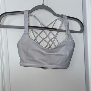 White Sports Bra